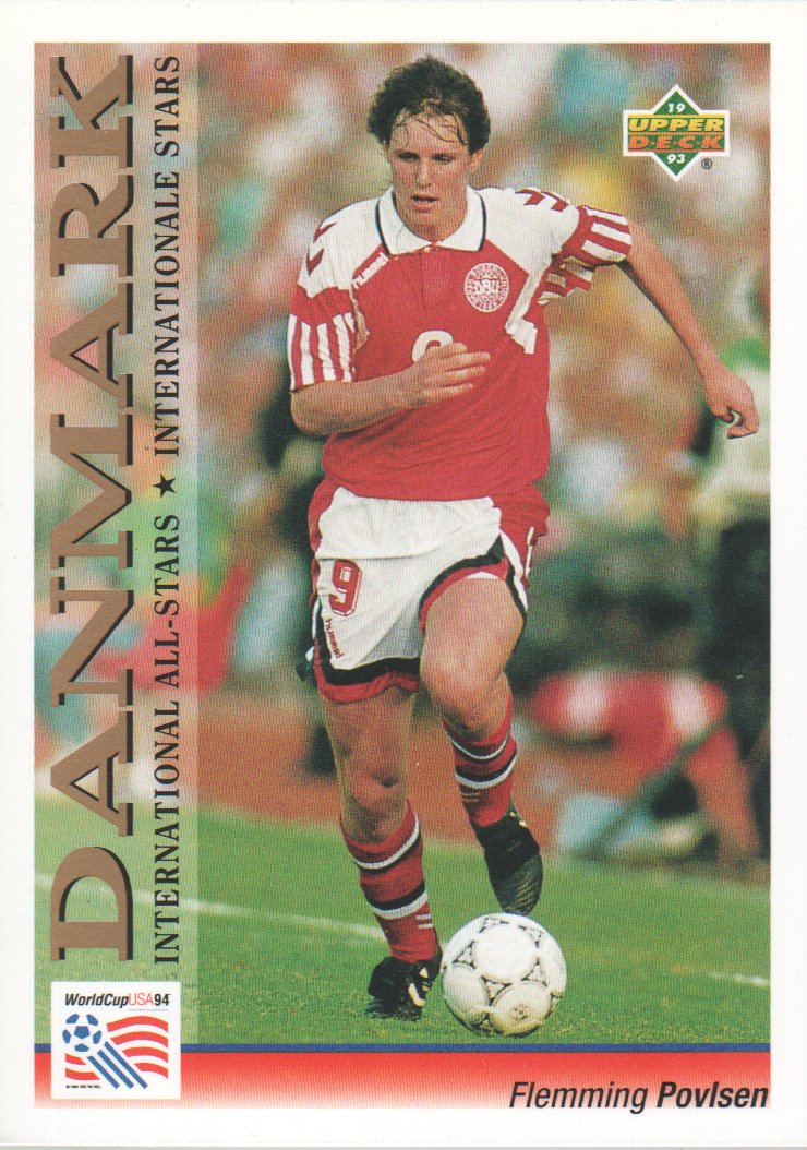 1993 Upper Deck World Cup 94 Preview English/German #122 Flemming Povlsen