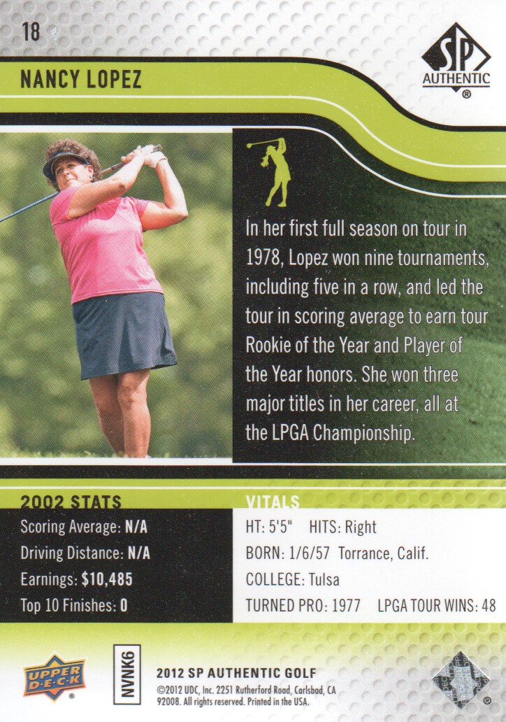 2012 SP Authentic Golf BASE Trading Cards Pick From List - Picture 35 of 169