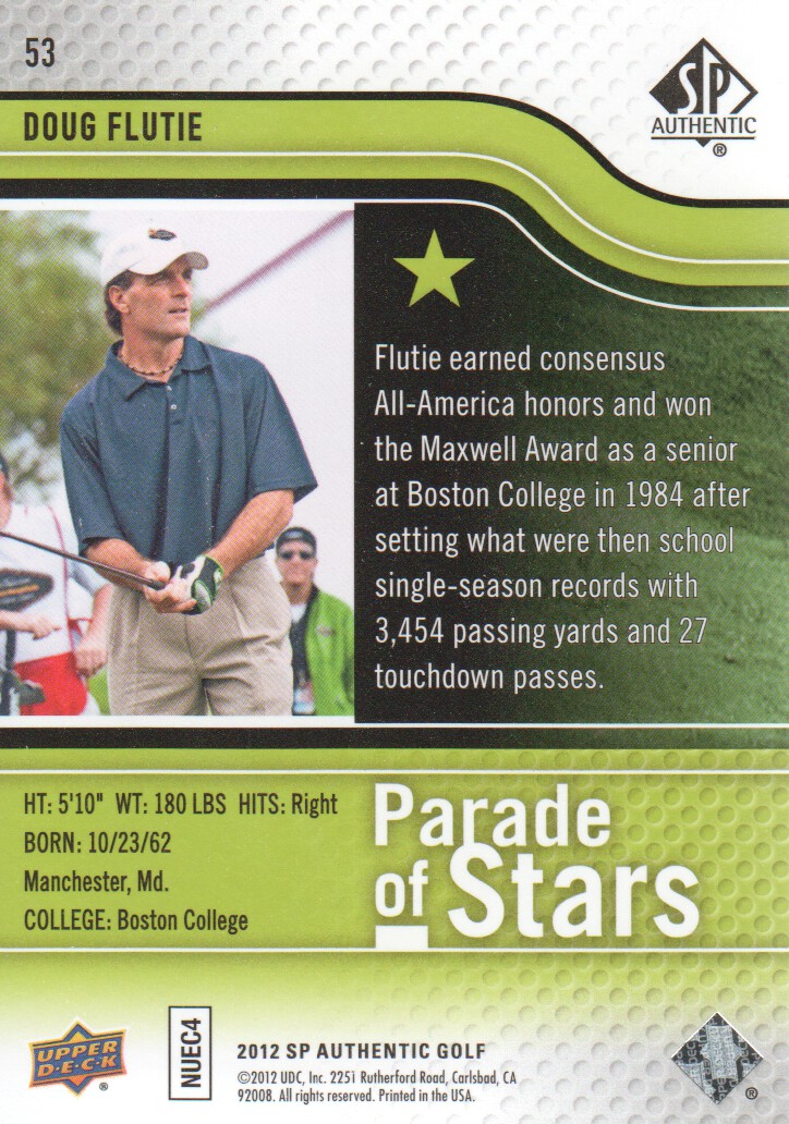 2012 SP Authentic Golf BASE Trading Cards Pick From List - Picture 103 of 169
