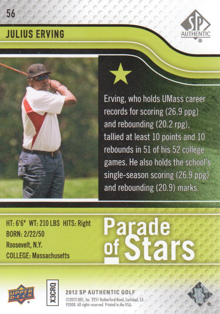 2012 SP Authentic Golf BASE Trading Cards Pick From List - Picture 109 of 169
