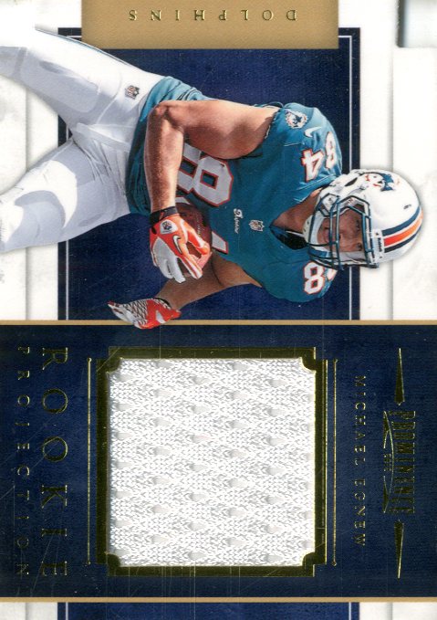 2012 Panini Prominence Rookie Projection Materials #2 Michael Egnew