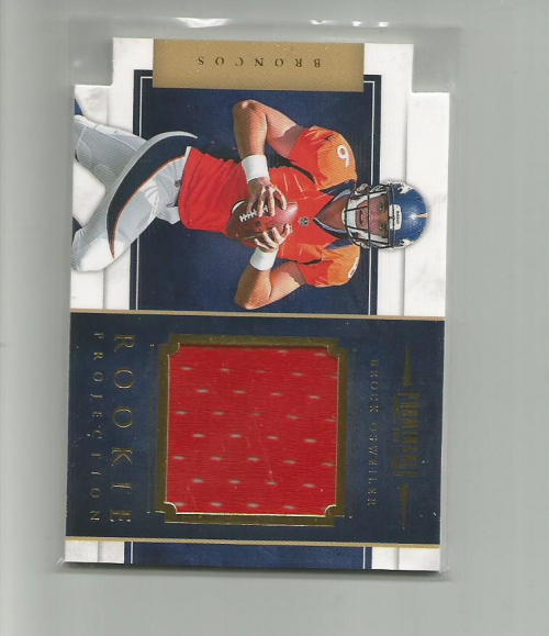 2012 Panini Prominence Rookie Projection Materials #3 Brock Osweiler