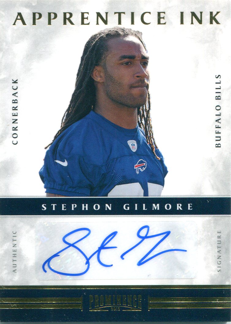 2012 Panini Prominence Apprentice Ink #10 Stephon Gilmore/99