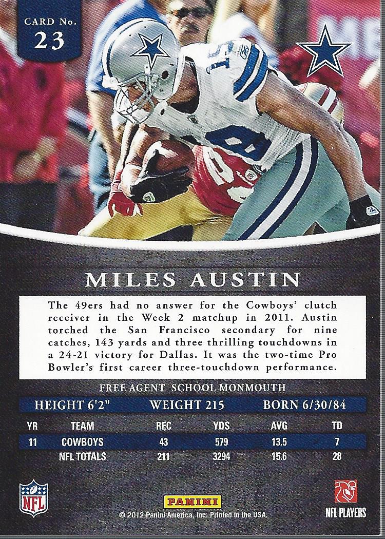 2012 Panini Prominence Football Card Pick (Base) - Picture 53 of 241