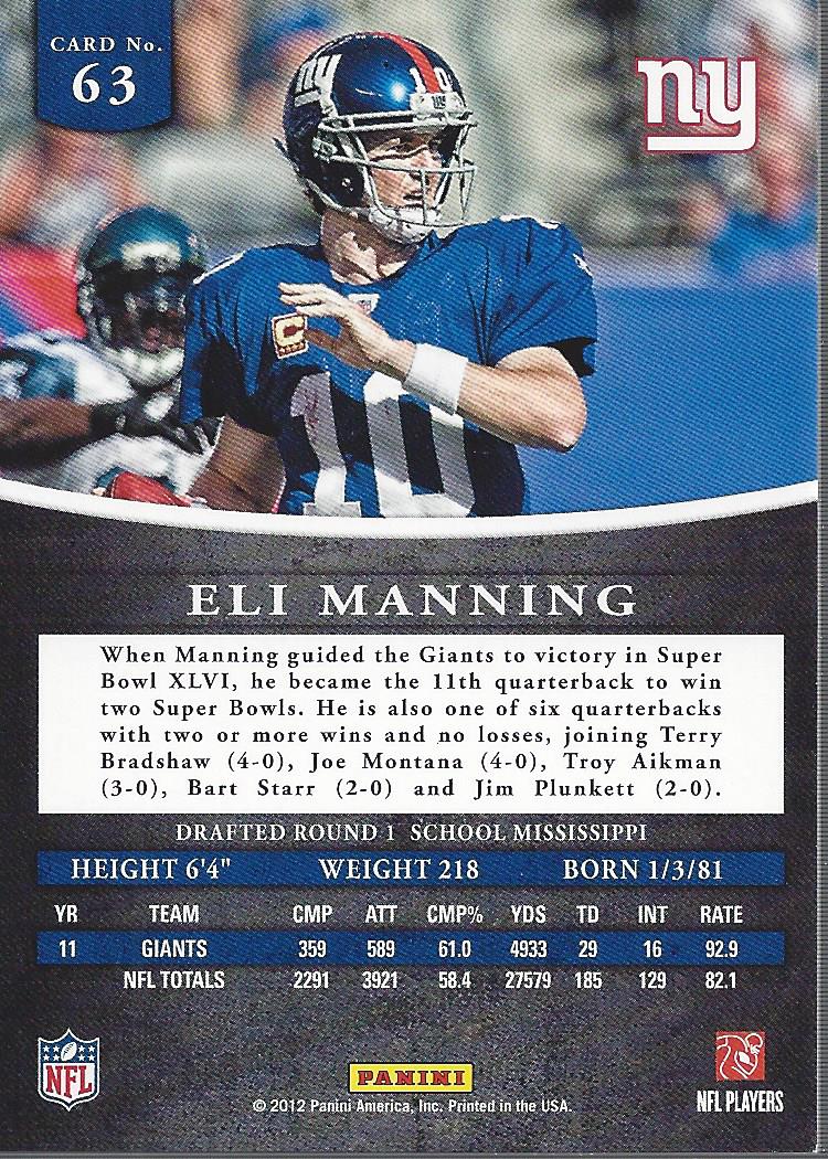 2012 Panini Prominence Football Card Pick (Base) - Picture 130 of 241