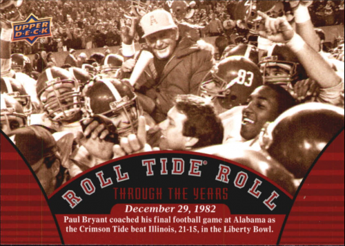 2012 Upper Deck Alabama Football Card Pick (Base) - Bild 82 von 88