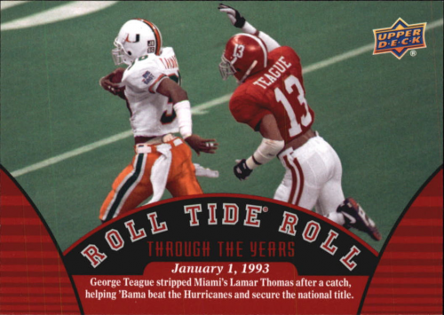 2012 Upper Deck Alabama Football Card Pick (Base) - Bild 84 von 88