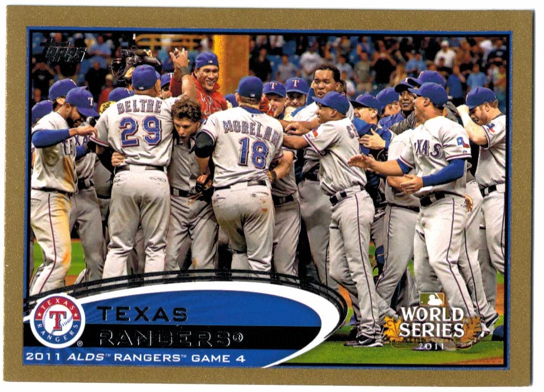 2012 Topps Gold #59 Texas Rangers PS HL