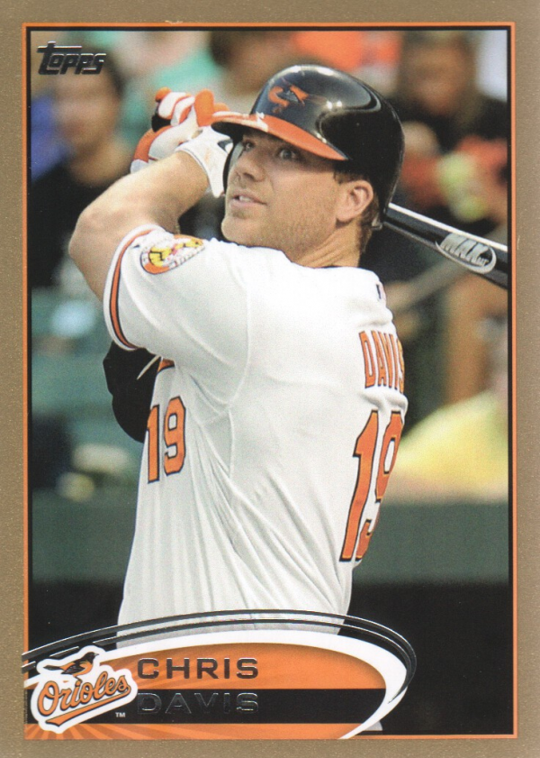 2012 Topps Gold #151 Chris Davis 1591/2012 Baltimore Orioles