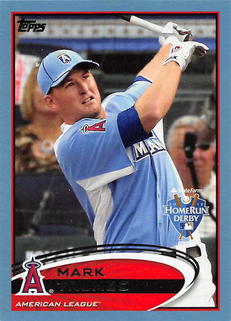 2012 Topps Update Wal-Mart Blue Border #US202 Mark Trumbo
