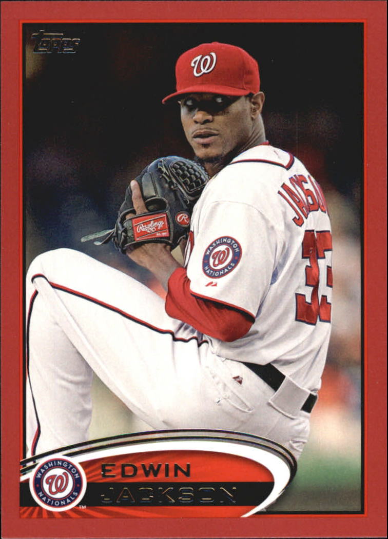 2012 Topps Update Target Red Border #US60 Edwin Jackson