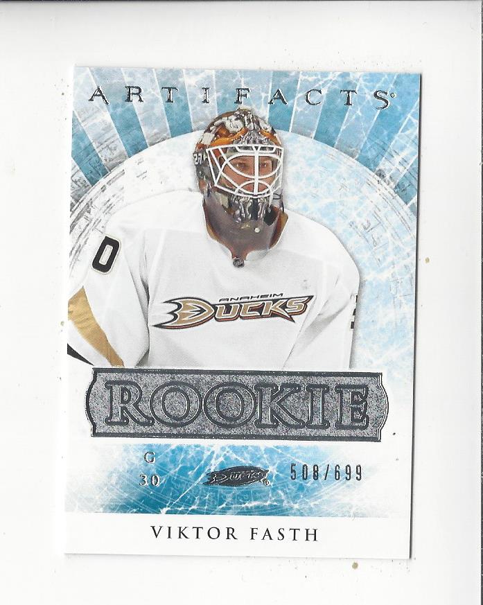 2012-13 Artifacts #RED199 Viktor Fasth XRC
