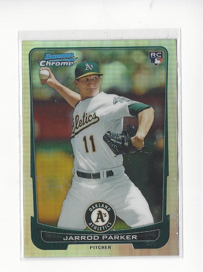 2012 Bowman Chrome Refractors #99 Jarrod Parker