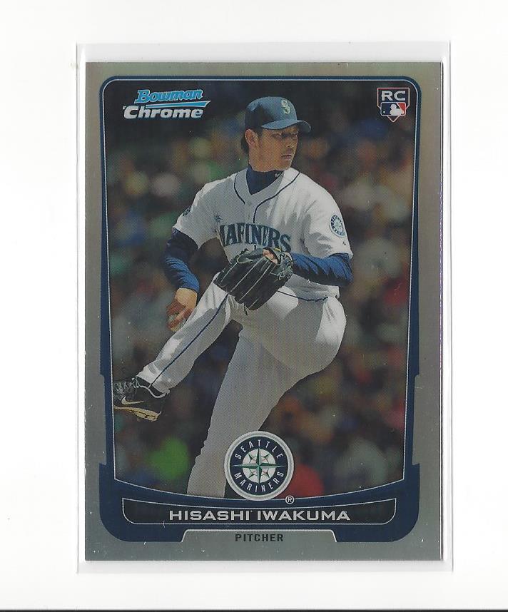 2012 Bowman Chrome Refractors #184 Hisashi Iwakuma