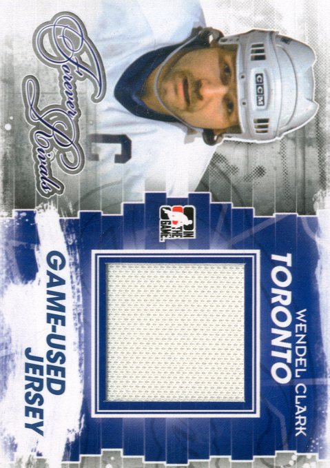 2012-13 ITG Forever Rivals Game Used Jerseys Blue/Red #M02 Wendel Clark/130*