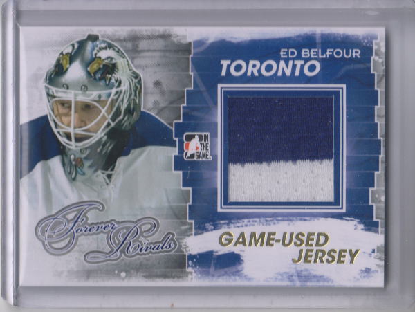 2012-13 ITG Forever Rivals Game Used Jerseys Gold #M01 Ed Belfour/10