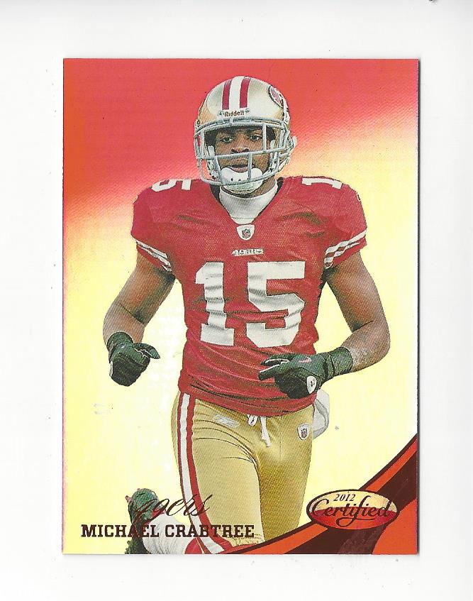 2012 Certified Mirror Red #133 Michael Crabtree
