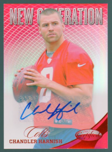 2012 Certified Mirror Red Signatures #258 Chandler Harnish/350