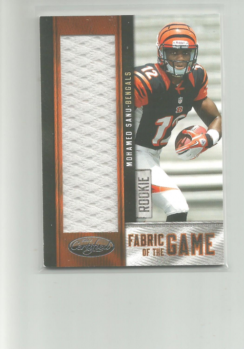 2012 Certified Rookie Fabric of the Game #25 Mohamed Sanu