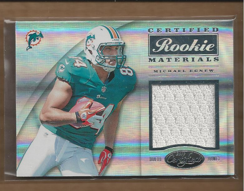 2012 Certified Certified Rookie Materials #26 Michael Egnew