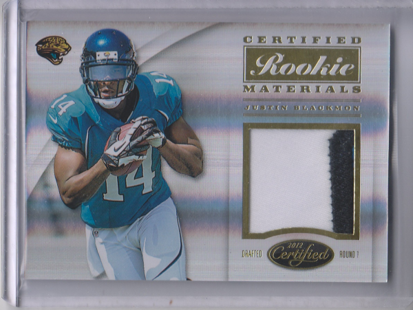 2012 Certified Certified Rookie Materials Prime #35 Justin Blackmon