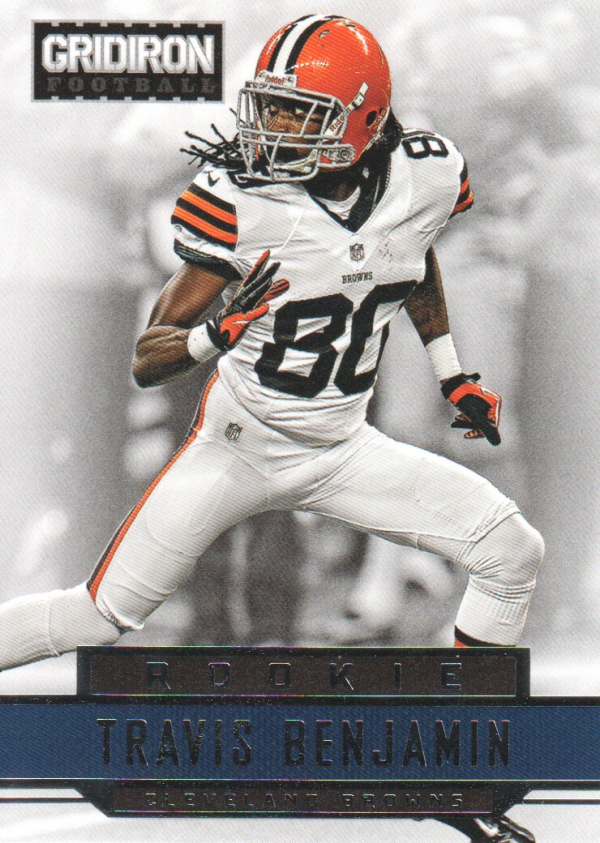 2012 Gridiron 292 Travis Benjamin RC Cleveland Browns