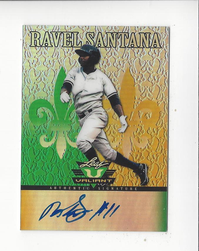 2012 Leaf Valiant Draft #RS2 Ravel Santana