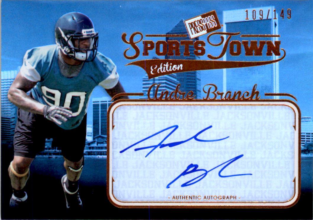 2012 Press Pass SportsTown #STAB Andre Branch/149