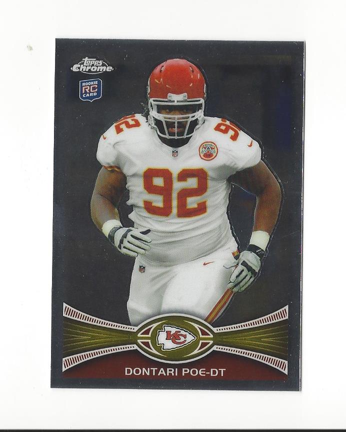 2012 Topps Chrome #94 Dontari Poe RC