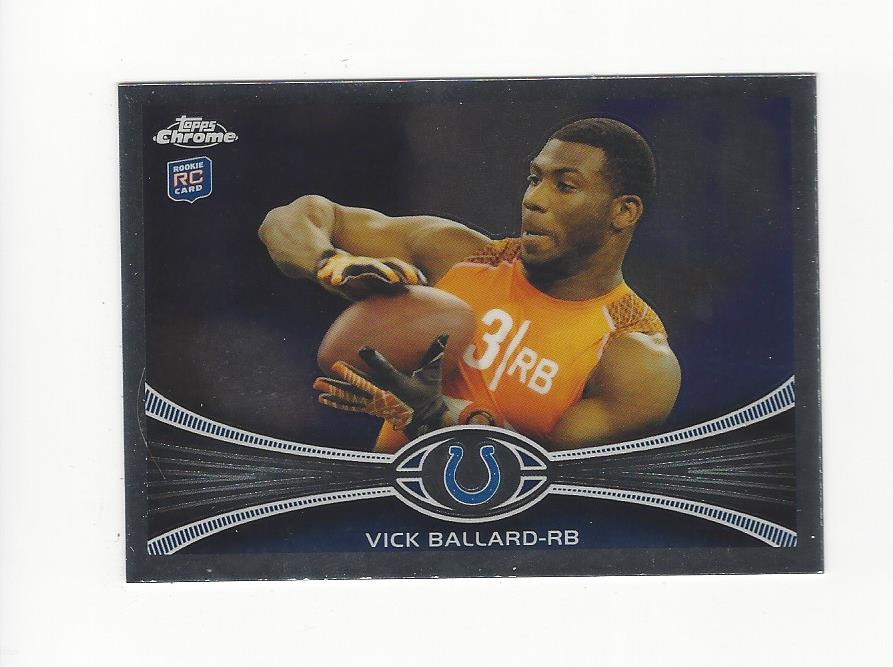 2012 Topps Chrome #169 Vick Ballard RC