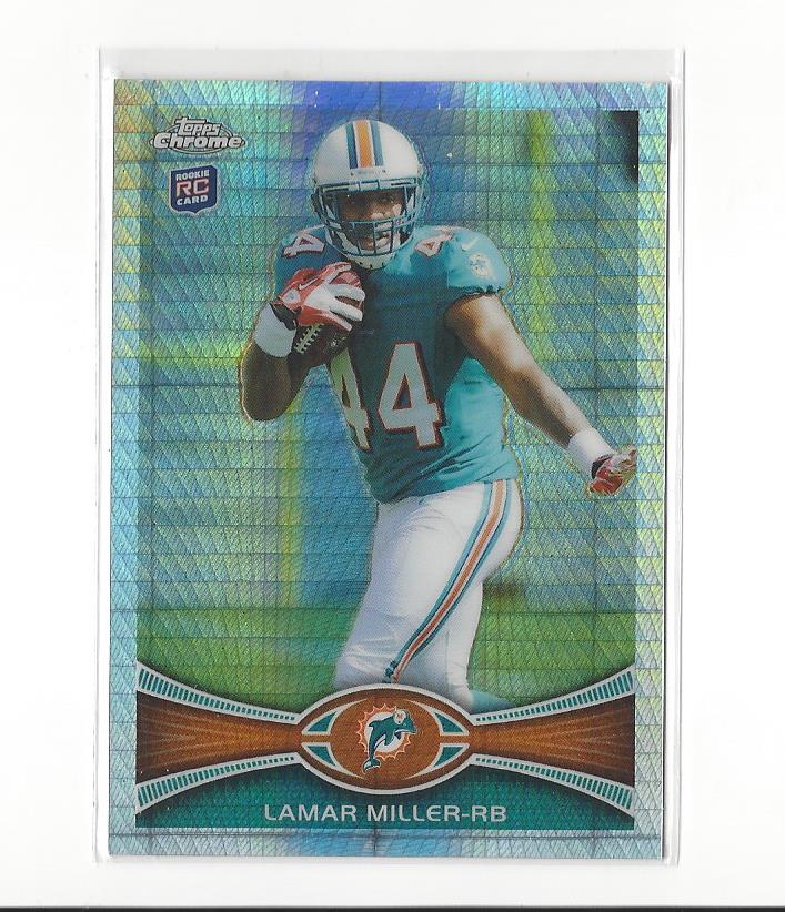 2012 Topps Chrome Prism Refractors #38 Lamar Miller