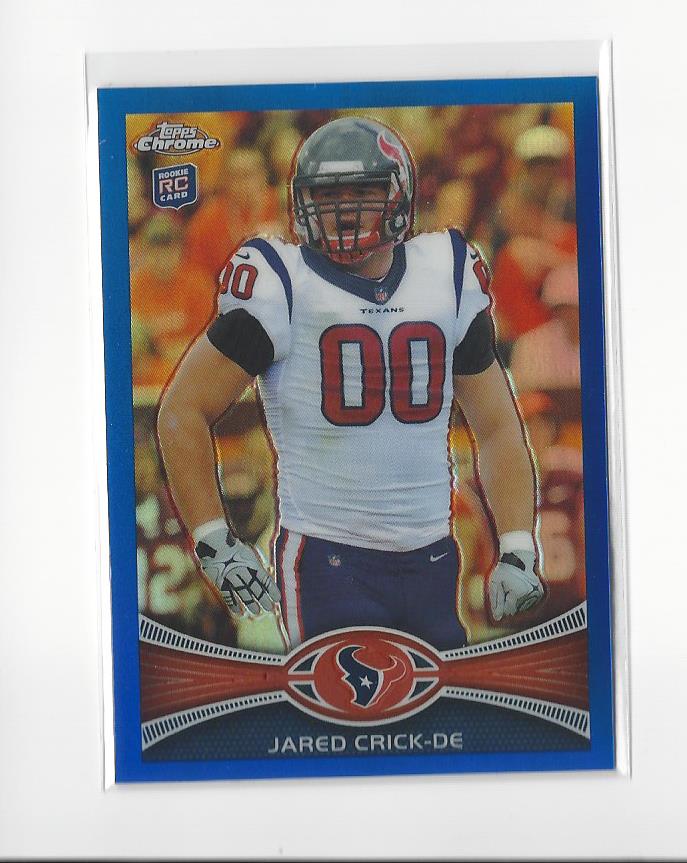 2012 Topps Chrome Blue Refractors #11 Jared Crick