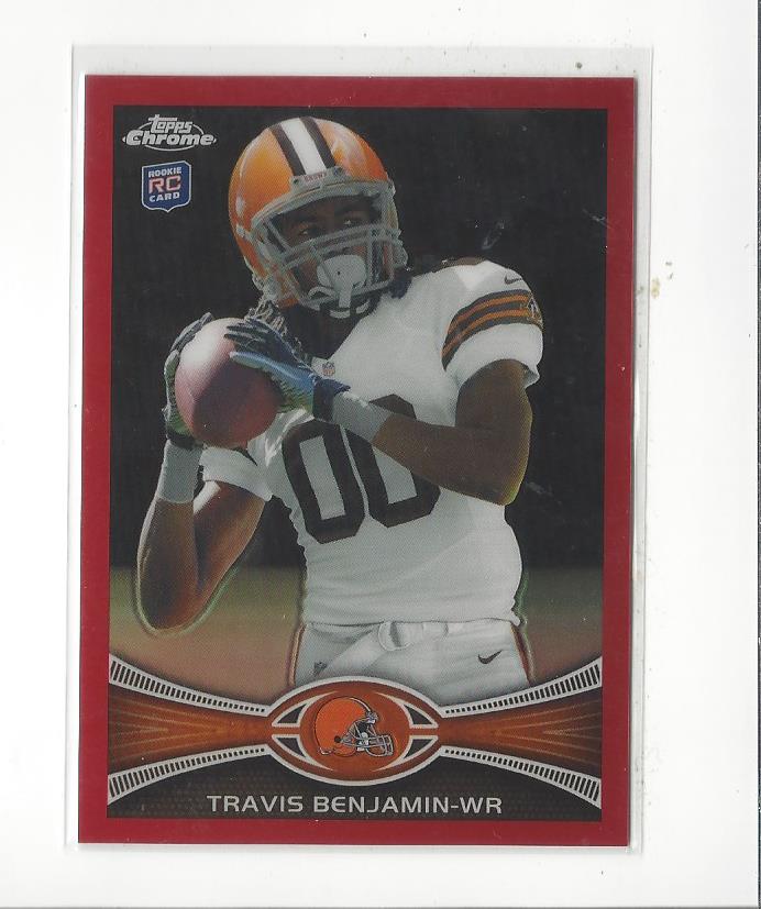 2012 Topps Chrome Red Refractors #43 Travis Benjamin