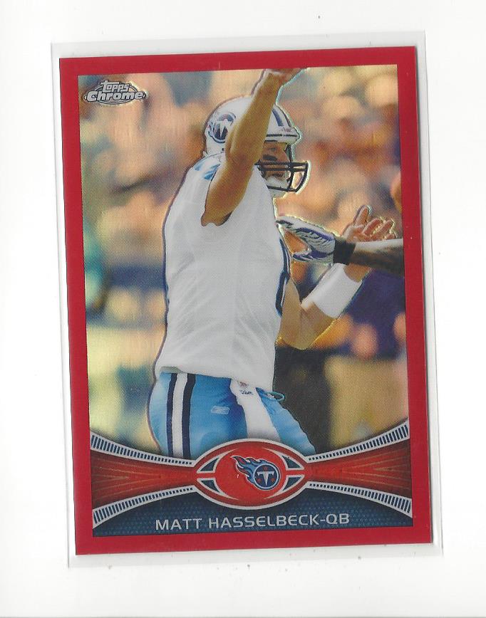 2012 Topps Chrome Red Refractors #46 Matt Hasselbeck