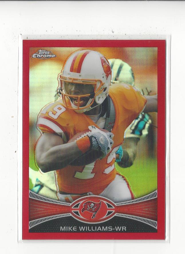 2012 Topps Chrome Red Refractors #84 Mike Williams