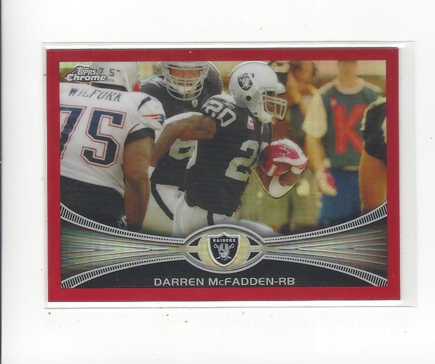 2012 Topps Chrome Red Refractors #107 Darren McFadden