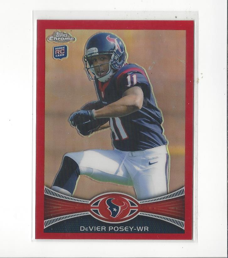 2012 Topps Chrome Red Refractors #114 DeVier Posey