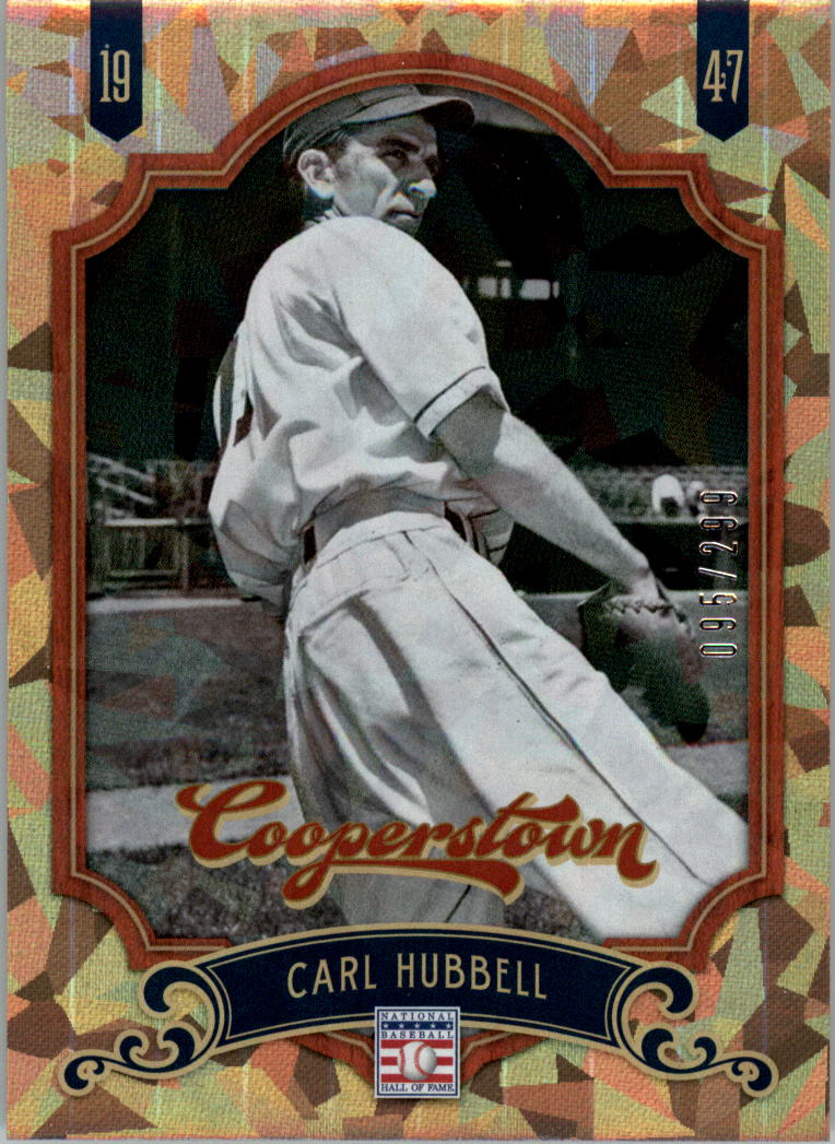 2012 Panini Cooperstown Crystal Collection #46 Carl Hubbell