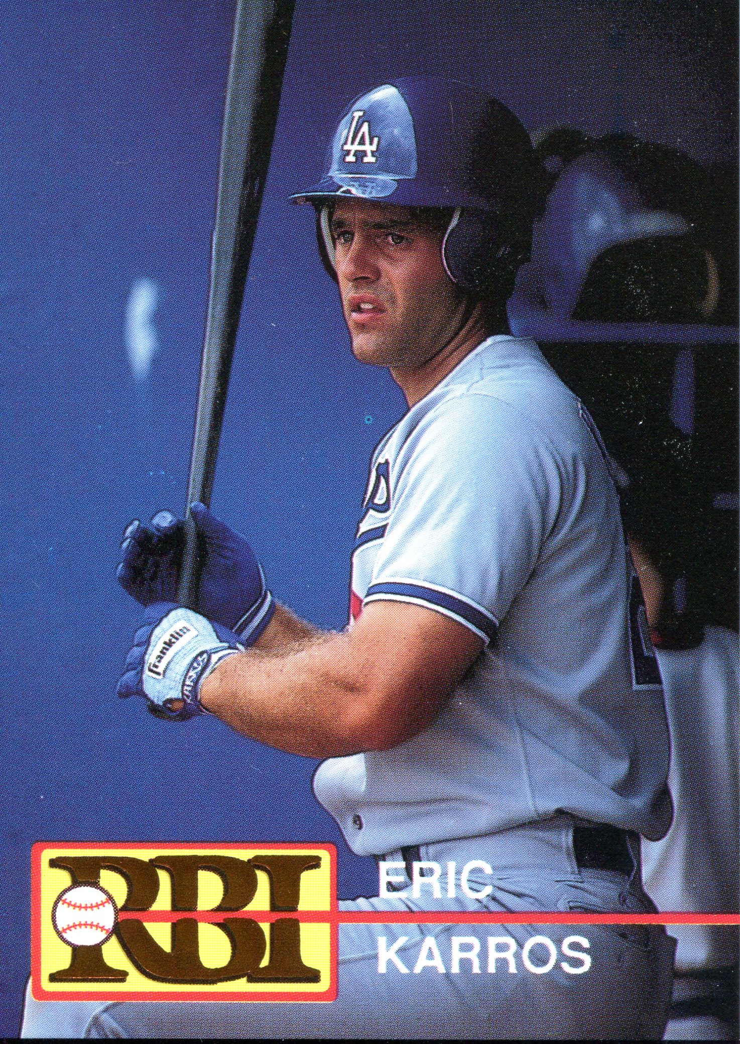 1993 Regional Baseball Index Card #G3 Eric Karros