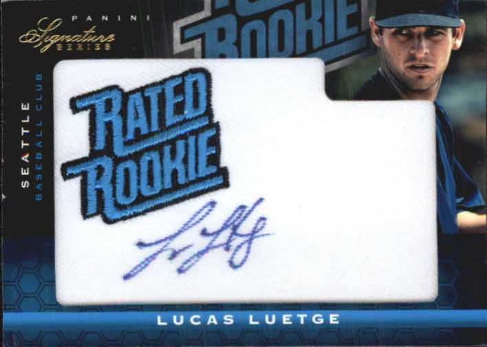 2012 Panini Signature Series #133 Lucas Luetge AU RC