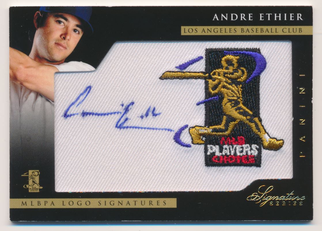 Andre Ethier Autographed Baseball Card