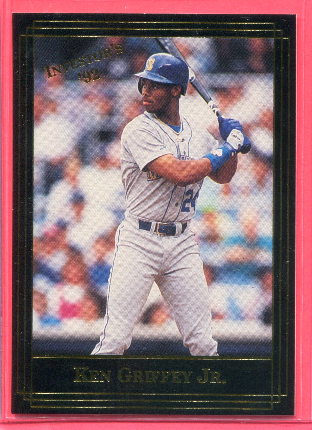 1992 Investor's Journal Gold Card #20 Ken Griffey Jr. - NM-MT