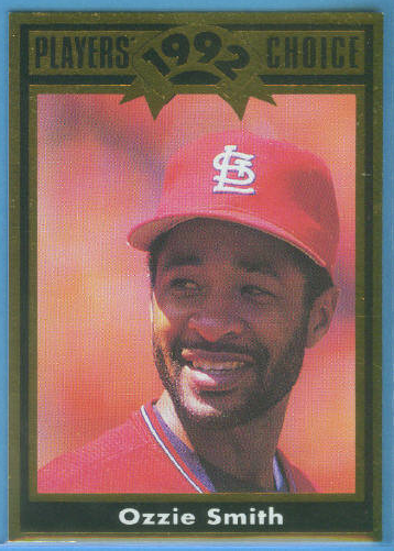 1992 Cartwright's Gold Foil Insert Card #33 Ozzie Smith