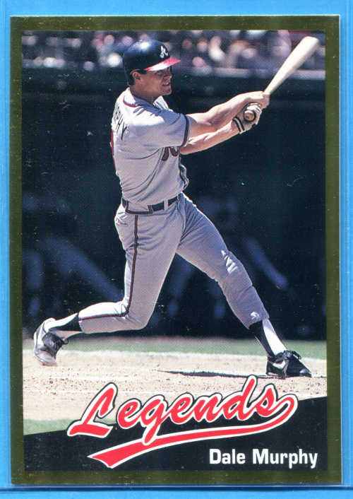 1990 Legends Gold Card #13 Dale Murphy