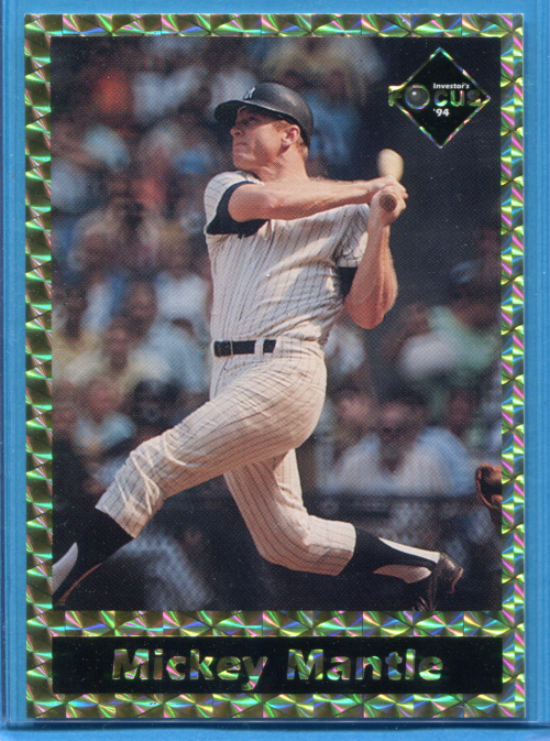 1994 Investor's Focus Gold Prism Card #14 Mickey Mantle
