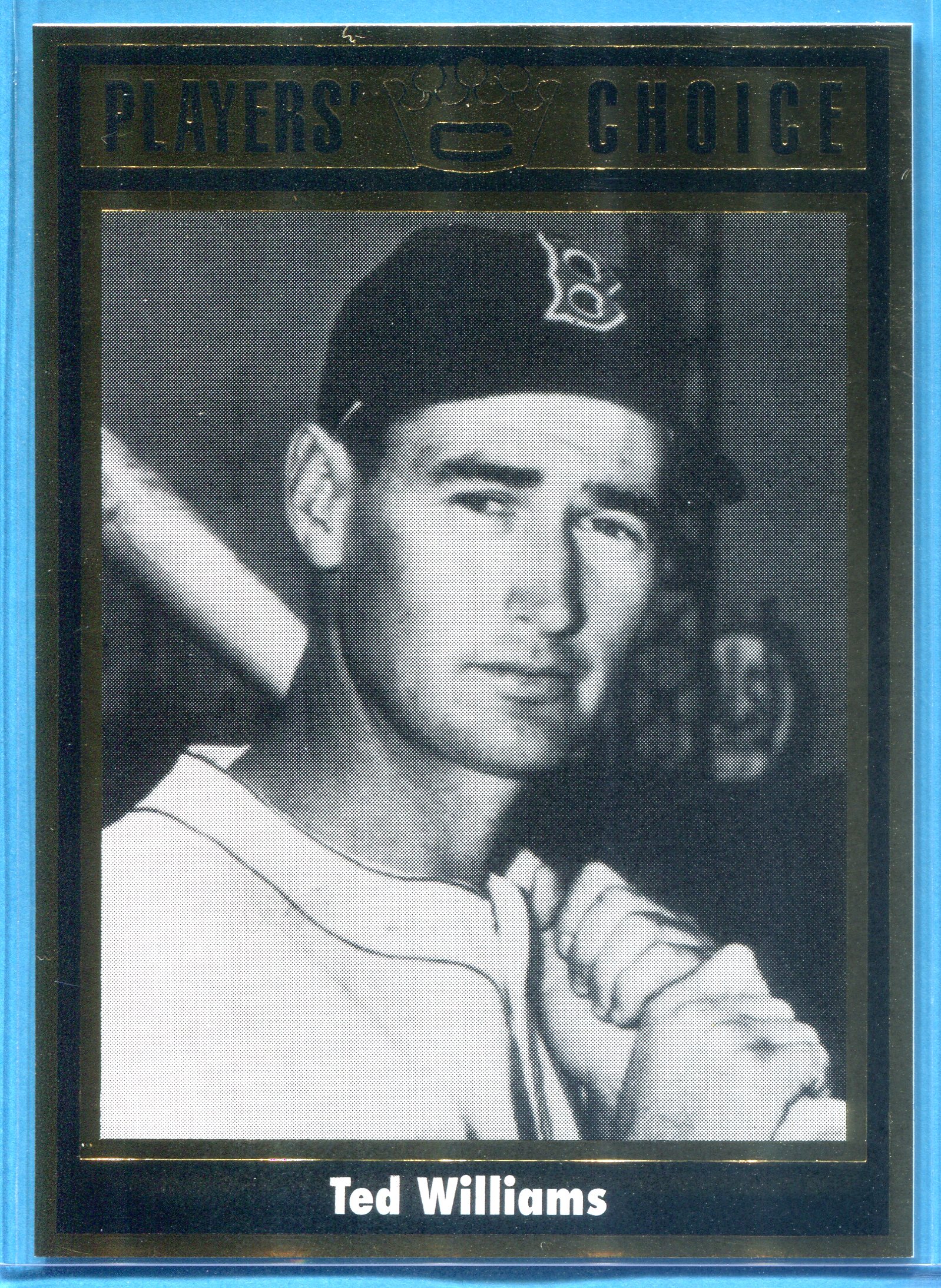 1993 Cartwright's Player's Choice Gold Foil Card #9 Ted Williams
