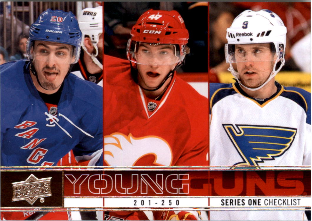 2012-13 Upper Deck Hockey Card Pick (Base) Young Gun YG