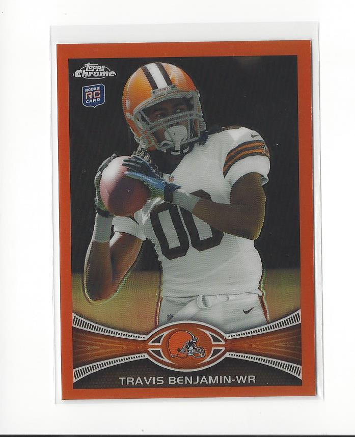 2012 Topps Chrome Orange Refractors #43 Travis Benjamin