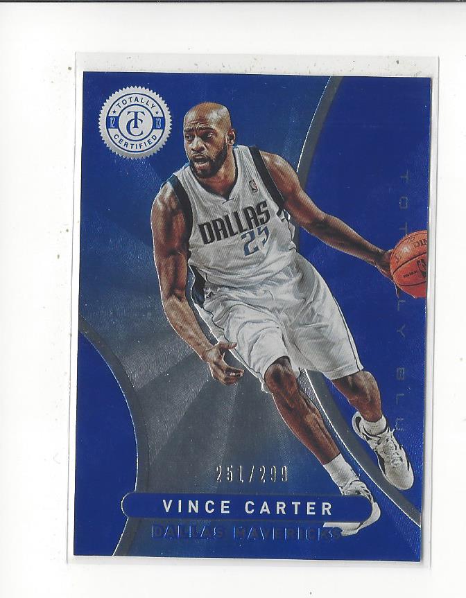 2012-13 Totally Certified Blue #40 Vince Carter