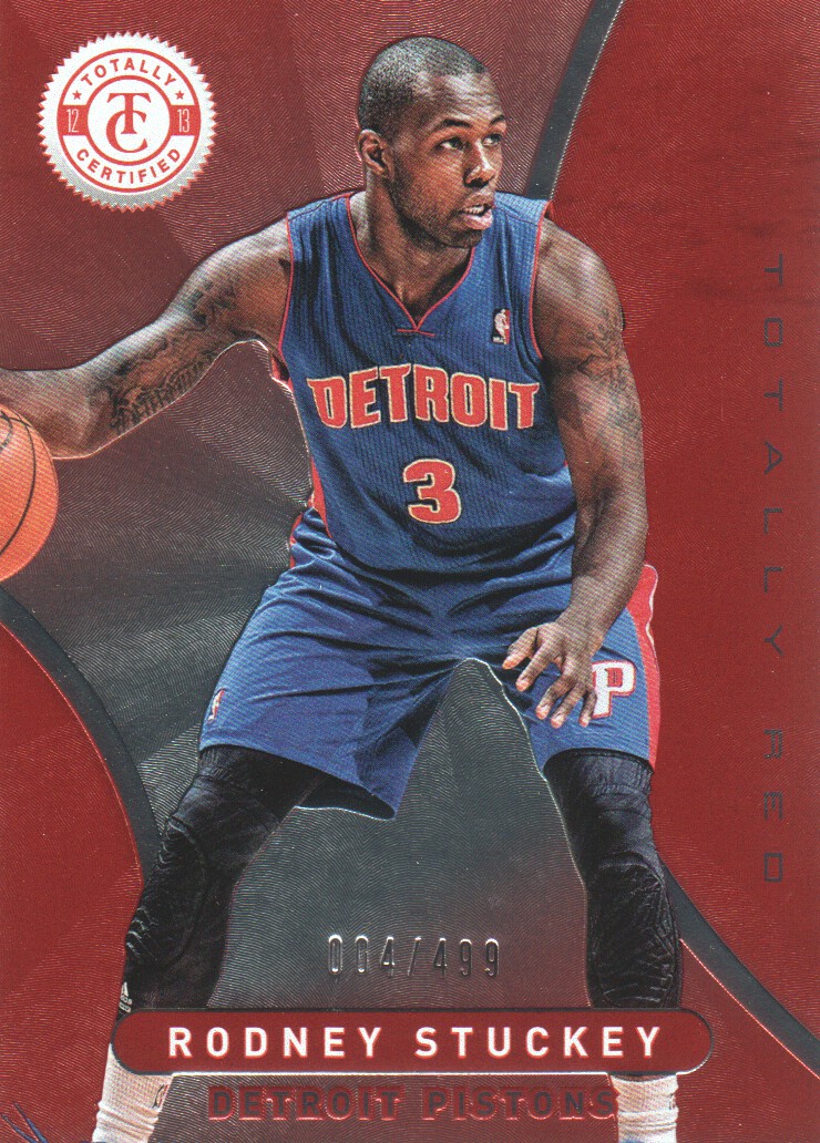 2012-13 Totally Certified Red #184 Rodney Stuckey